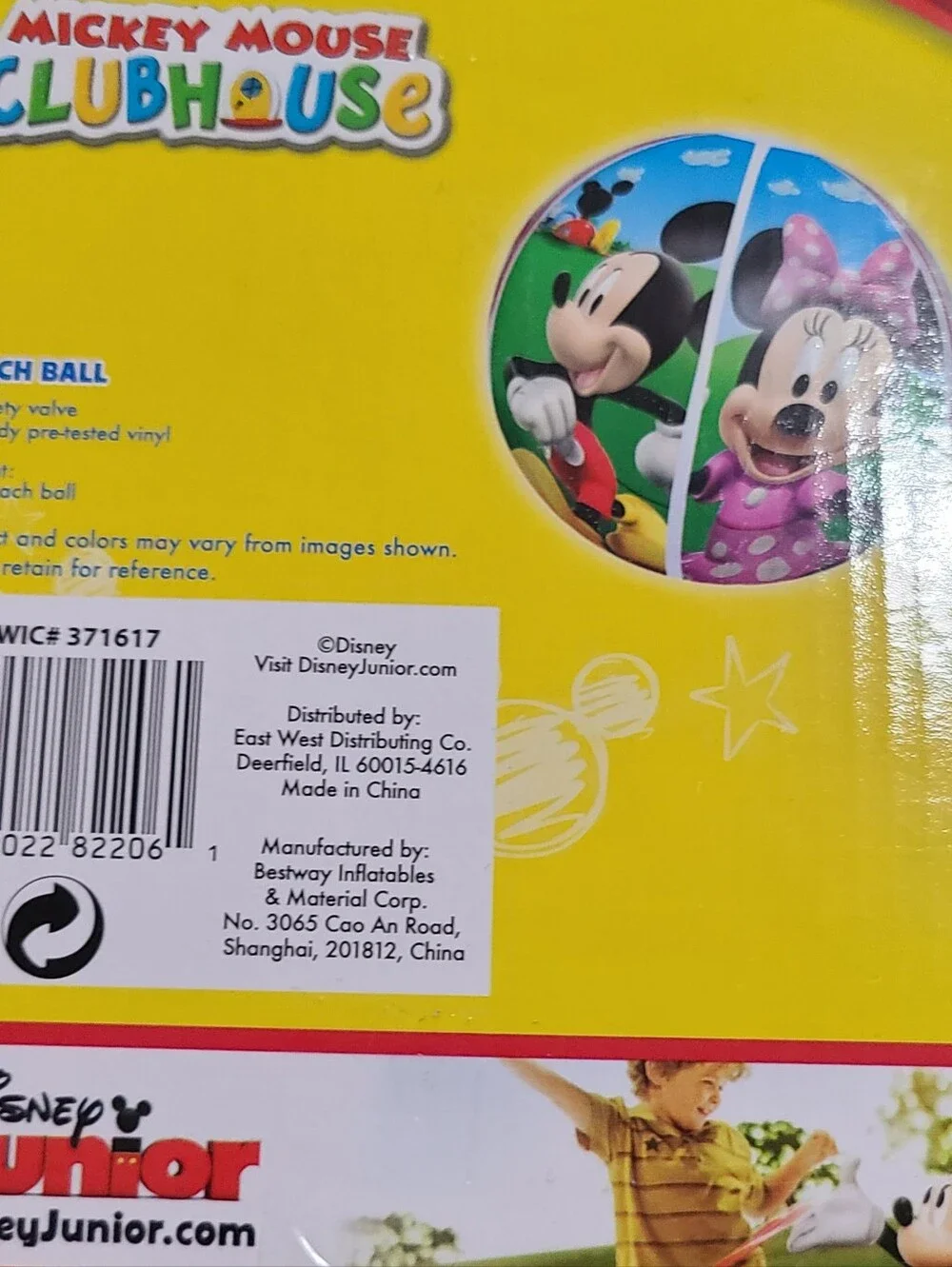Disney Mickey Mouse Clubhouse Kid's Float With Canopy & Inflatable Matching Ball
